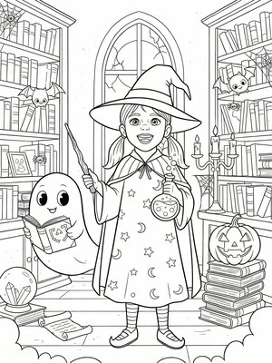 Fun Horror/Spooky (Coloring Book)