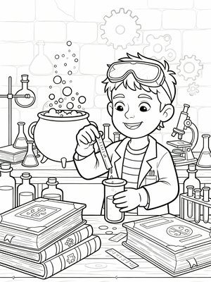 Preschool Simple - B&W