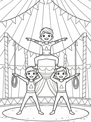 Preschool Simple - B&W