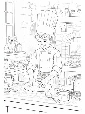 Vintage Storybook - B&W