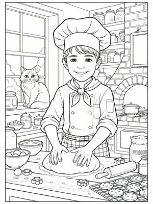 Classic Coloring Book - B&W