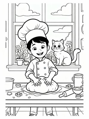 Preschool Simple - B&W