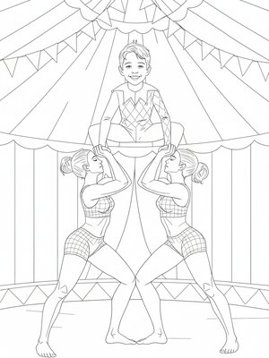 Cubist Painting - B&W