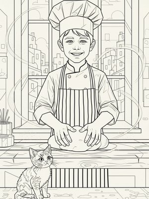 Cubist Painting - B&W