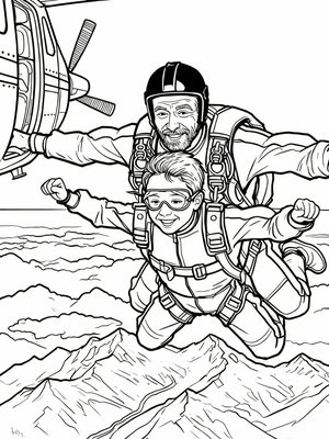 Impressionist Painting - B&W