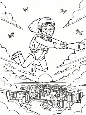 Preschool Simple - B&W