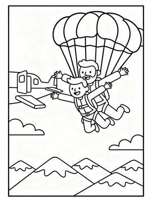 Preschool Simple - B&W