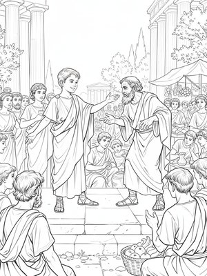 Vintage Storybook - B&W