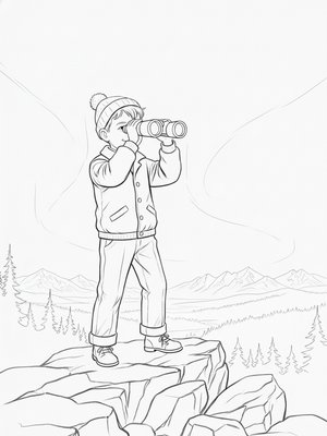 Vintage Storybook - B&W