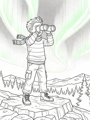 Classic Coloring Book - B&W