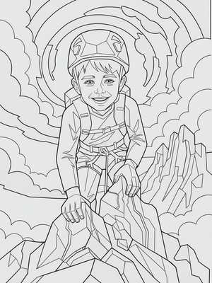 Cubist Painting - B&W