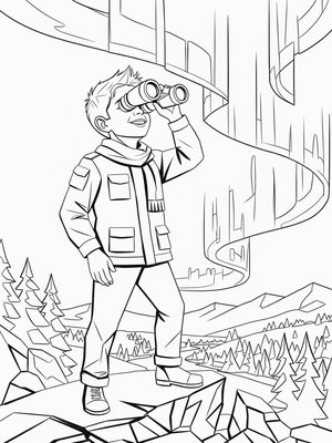 Cubist Painting - B&W