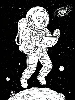 Classic Coloring Book - B&W