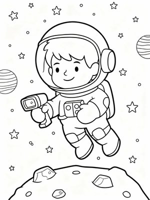 Preschool Simple - B&W