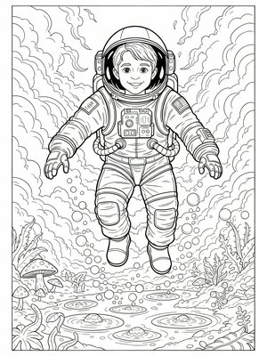 Classic Coloring Book - B&W