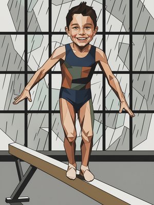 Cubist Painting - B&W