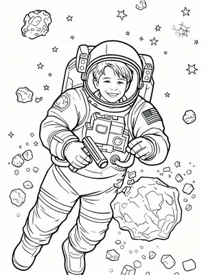 Impressionist Painting - B&W