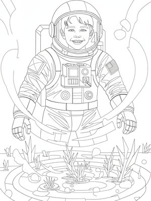 Cubist Painting - B&W