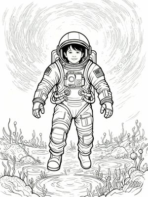 Impressionist Painting - B&W