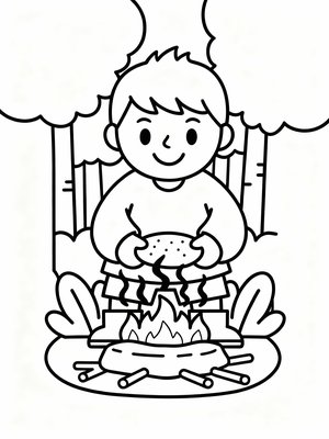 Preschool Simple - B&W