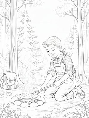 Vintage Storybook - B&W