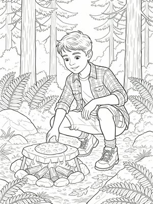 Classic Coloring Book - B&W