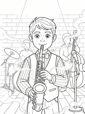 Classic Coloring Book - B&W