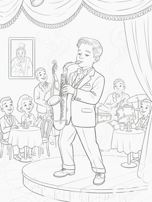 Vintage Storybook - B&W