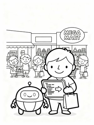 Preschool Simple - B&W