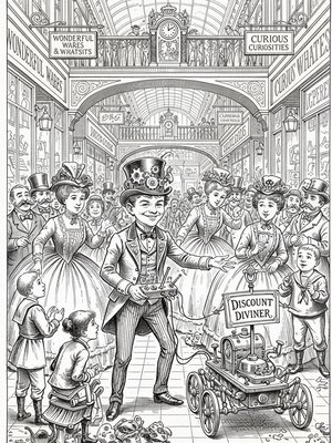 Victorian Illustration - B&W
