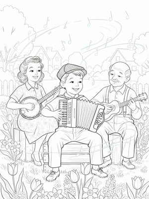 Vintage Storybook - B&W