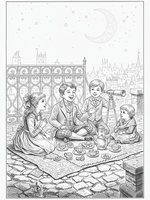 Victorian Illustration - B&W