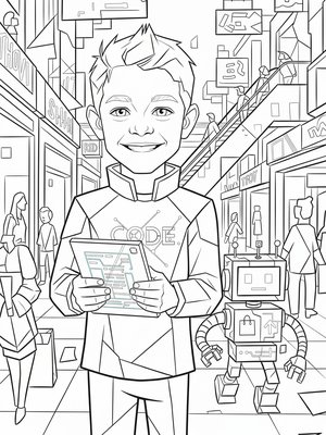 Cubist Painting - B&W