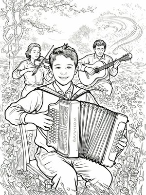 Impressionist Painting - B&W