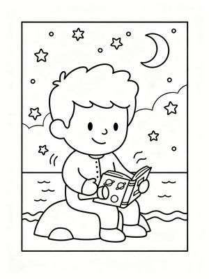 Preschool Simple - B&W