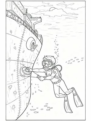 Classic Coloring Book - B&W