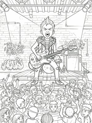 Classic Coloring Book - B&W