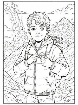 Classic Coloring Book - B&W