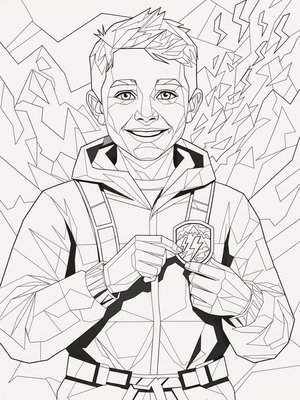 Cubist Painting - B&W