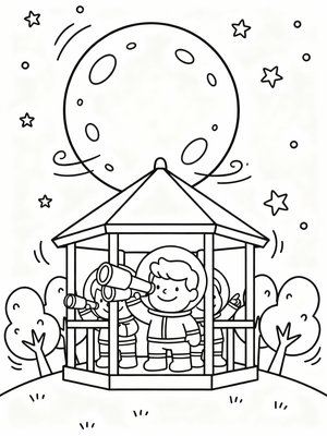 Preschool Simple - B&W