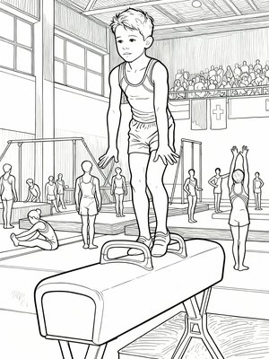 Impressionist Painting - B&W