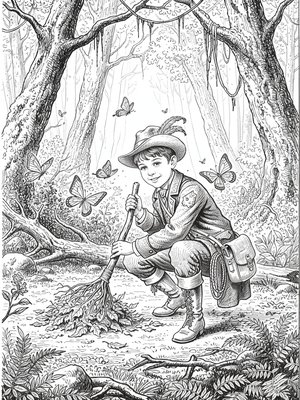 Victorian Illustration - B&W