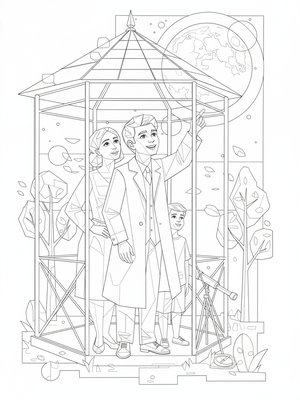 Cubist Painting - B&W