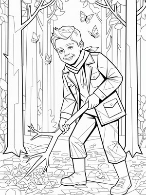 Cubist Painting - B&W