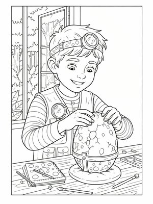 Classic Coloring Book - B&W