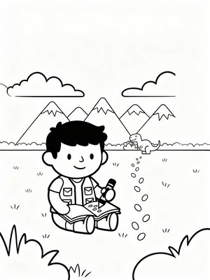 Preschool Simple - B&W