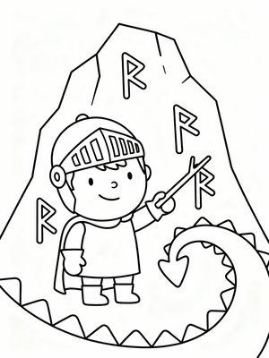 Preschool Simple - B&W