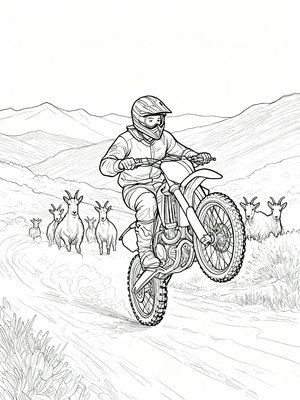 Impressionist Painting - B&W