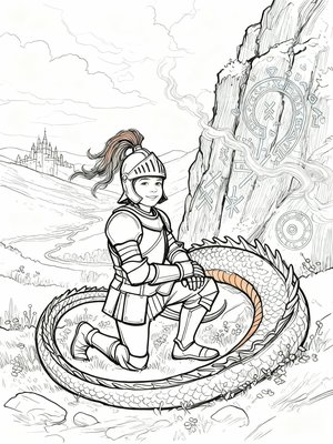 Impressionist Painting - B&W