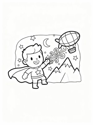 Preschool Simple - B&W